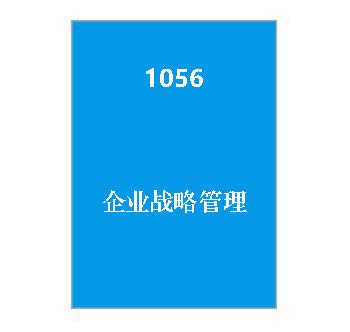 1056+企业战略管理（历年试卷）