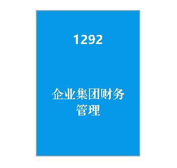 1292+企业集团财务管理