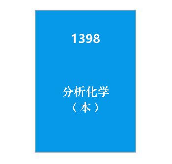 1398《分析化学（本）》