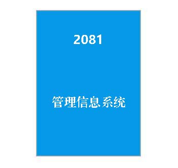 2081+管理信息系统