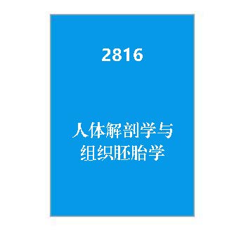 2816+人体解剖学与组织胚胎学