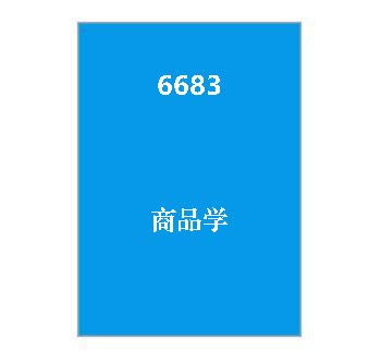 6683+《商品学》课程导学指南